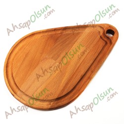 AhşapEt Tahtası · Damla · 28,3x19 cm