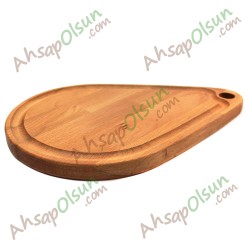 AhşapEt Tahtası · Damla · 28,3x19 cm