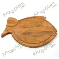 Ahşap Balık Servis Tahtası 36x25 cm Ahşap Balık Servis Tahtası 36x25 cm