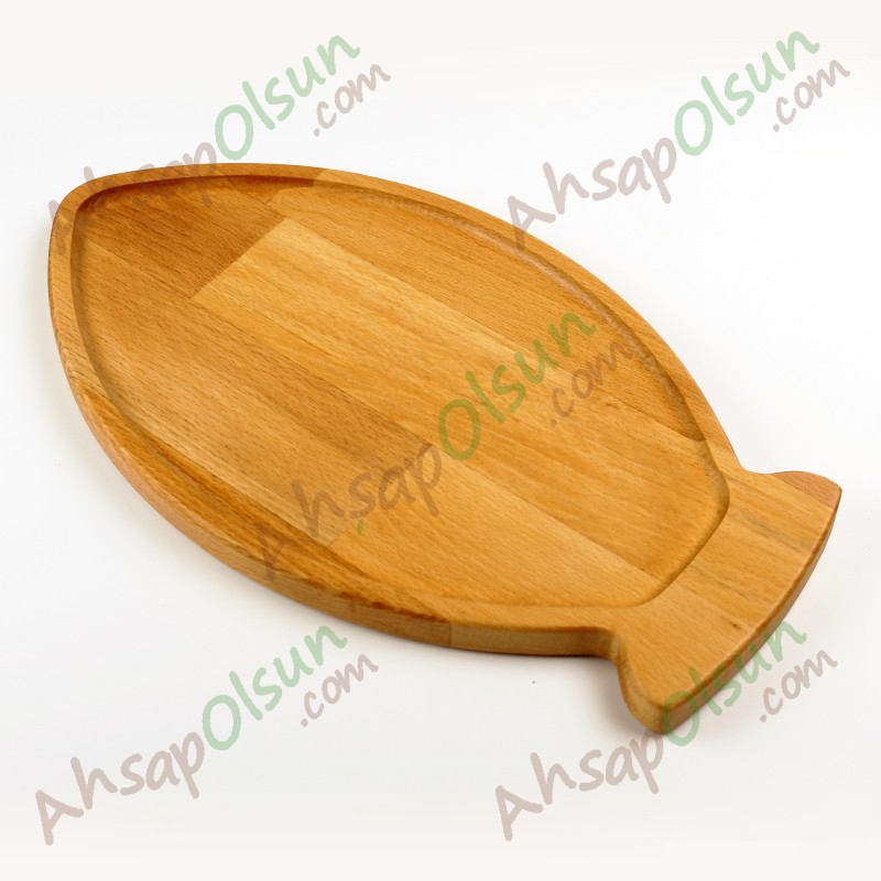 Ahşap Balık Servis Tabağı · Ahşap · 35x20cm Ahşap Balık Servis Tabağı · Ahşap · 35x20cm
