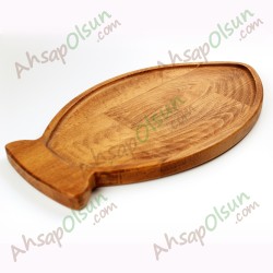 Ahşap Balık Servis Tabağı · Ahşap · 35x20cm Ahşap Balık Servis Tabağı · Ahşap · 35x20cm