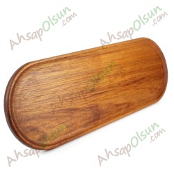 Ayaklı Ahşap Kebap sunum Tahtası · iroko · 70x24 h:8 cm Ayaklı Ahşap Kebap sunum Tahtası · iroko · 70x24 h:8 cm