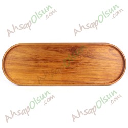 Ayaklı Ahşap Kebap sunum Tahtası · iroko · 70x24 h:8 cm Ayaklı Ahşap Kebap sunum Tahtası · iroko · 70x24 h:8 cm