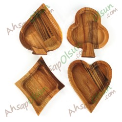 Ahşap Tabak · İskambil Set