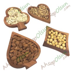 Ahşap Tabak · İskambil Set