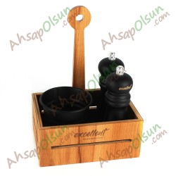 Ahşap Masa Menaj Düzenleyici · Baharat Peçete Ketçap Mayonez stand · 17,5x13 h:24 cm Ahşap Masa Menaj Düzenleyici · Baharat Peçete Ketçap Mayonez stand · 17,5x13 h:24 cm