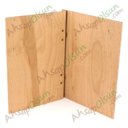 Ahşap Menü A4 · Vidalı Menteşli · 33x24cm Ahşap Menü A4 · Vidalı Menteşli · 33x24cm