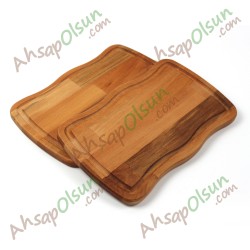 Ahşap Steak Tahta · Waves 35x21 cm Ahşap Steak Tahta · Waves 35x21 cm