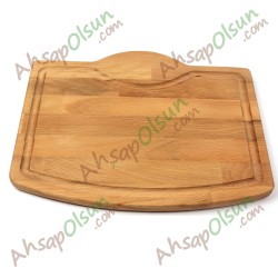 Ahşap Steak Tahtası · Oval Dörtgen 35x29 cm