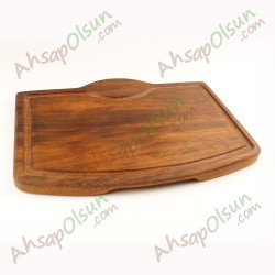 Ahşap Et Tahtası· iroko · 34x24cm