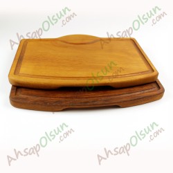 Ahşap Et Tahtası· iroko · 34x24cm