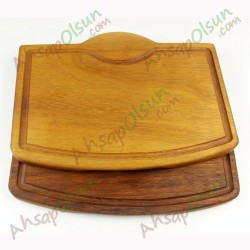 Ahşap Et Tahtası· iroko · 34x24cm