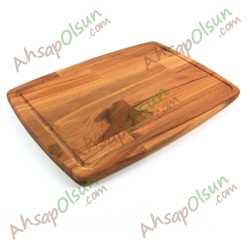 Ahşap Et Tahtası · Dış Bükey · 33,7x23,7 cm