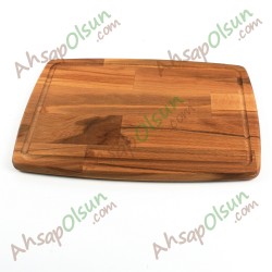 Ahşap Et Tahtası · Dış Bükey · 33,7x23,7 cm Ahşap Et Tahtası · Dış Bükey · 33,7x23,7 cm