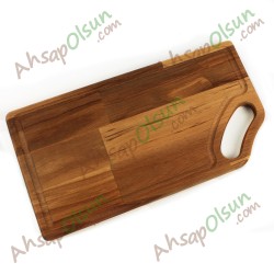 Ahşap Doğrama ve Et Tahtası · Tek Kulplu · 35x19 cm Ahşap Doğrama ve Et Tahtası · Tek Kulplu · 35x19 cm