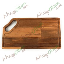 Ahşap Doğrama ve Et Tahtası · Tek Kulplu · 35x19 cm Ahşap Doğrama ve Et Tahtası · Tek Kulplu · 35x19 cm