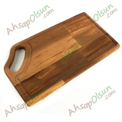 Ahşap Doğrama ve Et Tahtası · Tek Kulplu · 35x19 cm Ahşap Doğrama ve Et Tahtası · Tek Kulplu · 35x19 cm