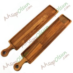 Ahşap Pide Sunum Tahtası · 55x10 cm