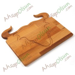 Ahşap Steak Tahtası ·  Boğa  39,5x29,5 cm