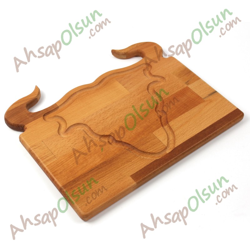 Ahşap Steak Tahtası ·  Boğa  39,5x29,5 cm