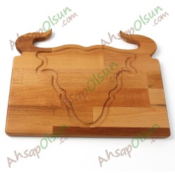 Ahşap Steak Tahtası ·  Boğa  39,5x29,5 cm