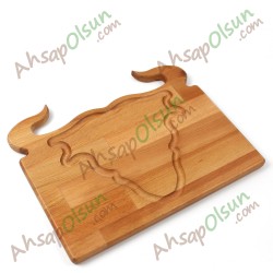 Ahşap Steak Tahtası ·  Boğa  39,5x29,5 cm