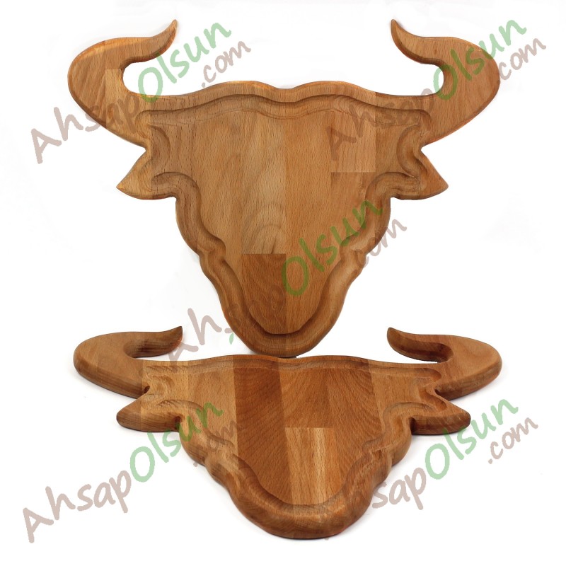 Ahşap Steak Tahtası ·  Boğa  36,4x28,6 cm