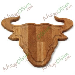 Ahşap Steak Tahtası ·  Boğa  36,4x28,6 cm