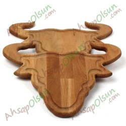 Ahşap Steak Tahtası ·  Boğa  36,4x28,6 cm