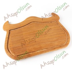 Kayın Kontra Steak Tahtası ·  Boğa 37x25 cm