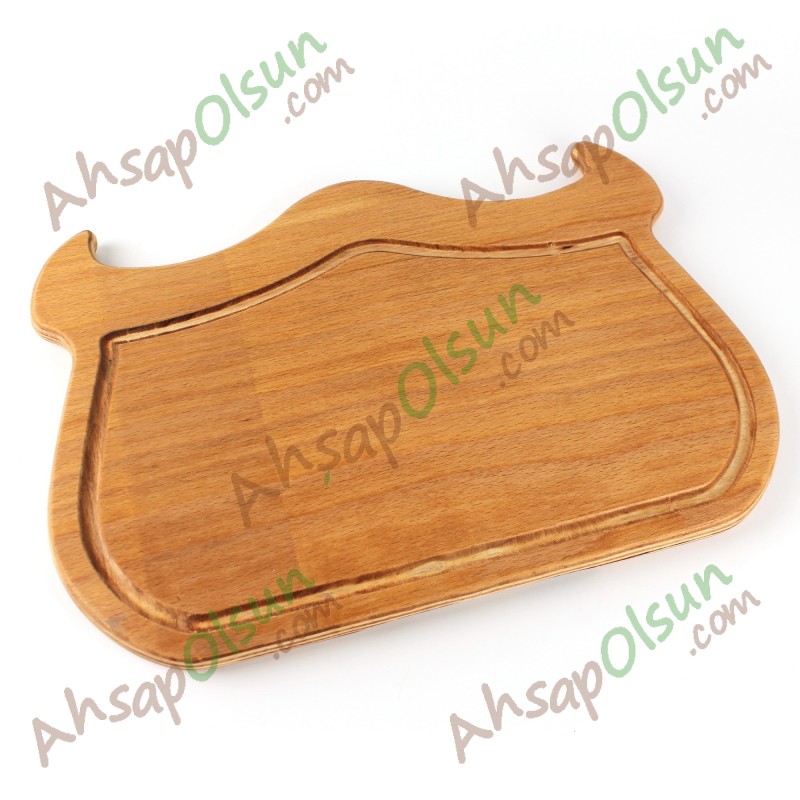 Kayın Kontra Steak Tahtası ·  Boğa 37x25 cm