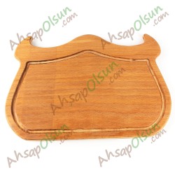Kayın Kontra Steak Tahtası ·  Boğa 37x25 cm