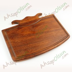 Ahşap Et Tahtası· iroko Koç · 34x24cm