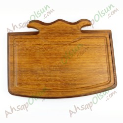 Ahşap Et Tahtası· iroko Koç · 34x24cm