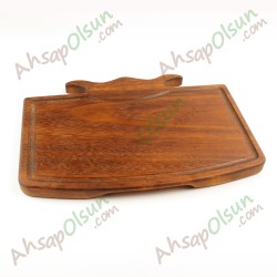 Ahşap Et Tahtası· iroko Koç · 34x24cm