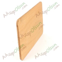 Ahşap Et Tahtası Sıcak sunumlar için ilave levhalı · Havuz · 38x28cm