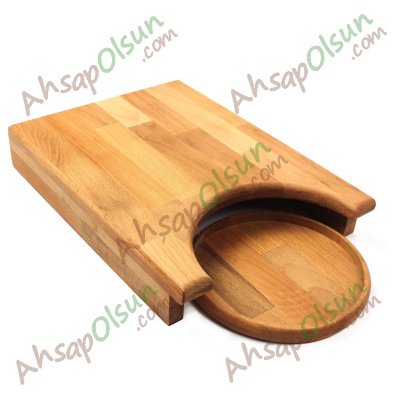 Ahşap Doğrama Tahtası · 36x26x6 cm