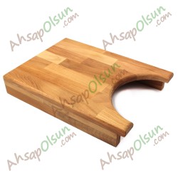 Ahşap Doğrama Tahtası · 36x26x6 cm