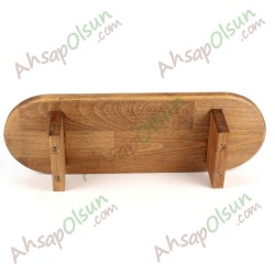 Ayaklı Ahşap Servis Tahtası · 55x20 h:8cm