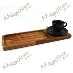 Ahşap Çay Kahve servis Altlık · 34x12 cm Ahşap Çay Kahve servis Altlık · 34x12 cm