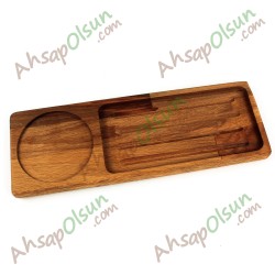Ahşap Çay Kahve servis Altlık · 34x12 cm Ahşap Çay Kahve servis Altlık · 34x12 cm