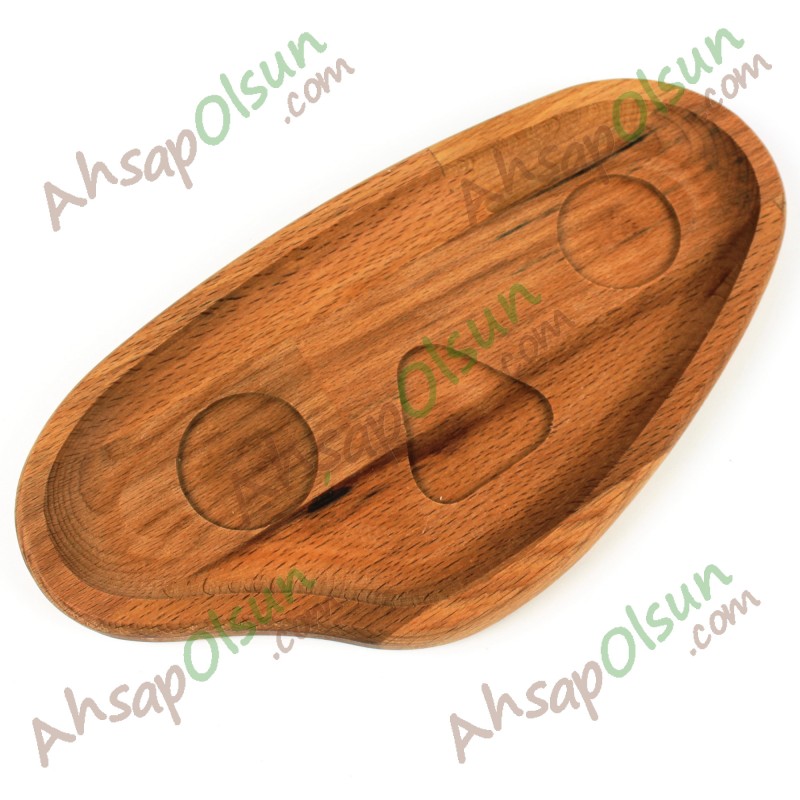 Ahşap Türk Kahvesi servis Tabak · 26x14 cm Ahşap Türk Kahvesi servis Tabak · 26x14 cm