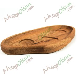 Ahşap Türk Kahvesi servis Tabak · 26x14 cm Ahşap Türk Kahvesi servis Tabak · 26x14 cm