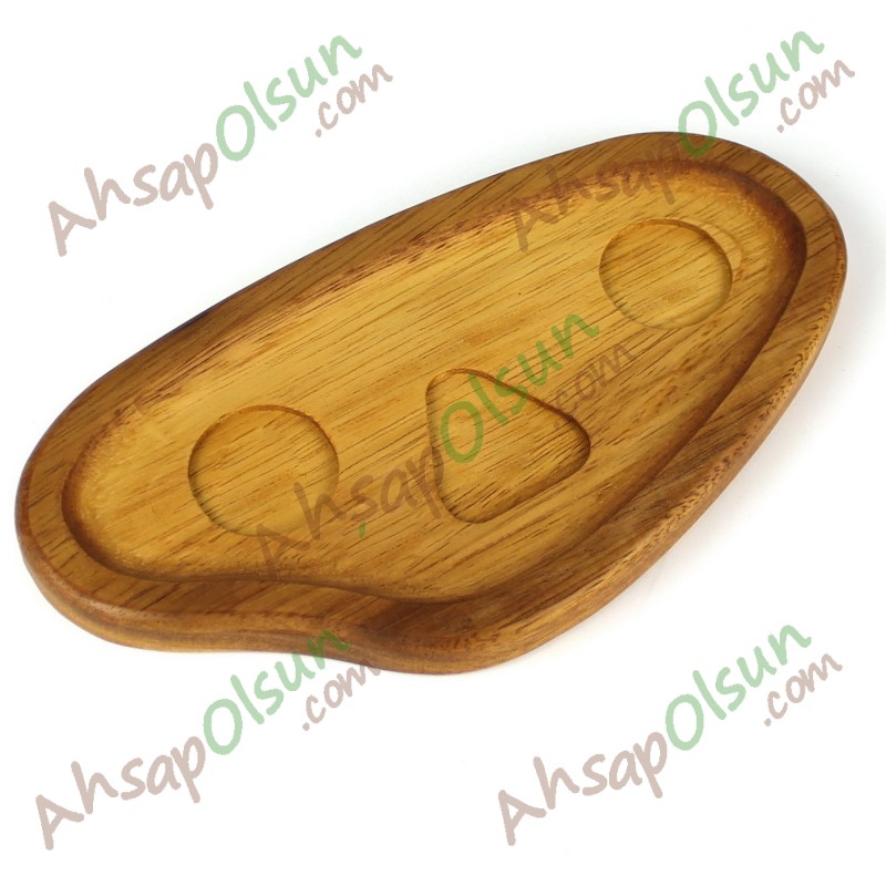 Ahşap Türk Kahvesi servis Tabak · iroko 26x14 cm Ahşap Türk Kahvesi servis Tabak · iroko 26x14 cm