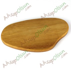 Ahşap Türk Kahvesi servis Tabak · iroko 26x14 cm Ahşap Türk Kahvesi servis Tabak · iroko 26x14 cm
