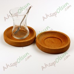 Ahşap Çay Tabağı · Ahşap Yuvarlak · Ø 11cm