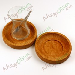 Ahşap Çay Tabağı · Ahşap Yuvarlak · Ø 11cm Ahşap Çay Tabağı · Ahşap Yuvarlak · Ø 11cm