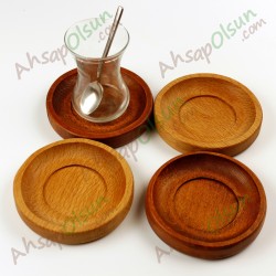 Ahşap Çay Tabağı · Ahşap Yuvarlak · Ø 11cm Ahşap Çay Tabağı · Ahşap Yuvarlak · Ø 11cm