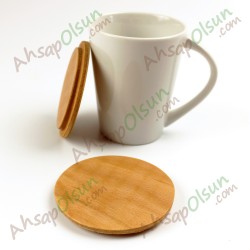 Ahşap Bardak Kapağı · Kademeli · Ø 8,5 cm Ahşap Bardak Kapağı · Kademeli · Ø 8,5 cm