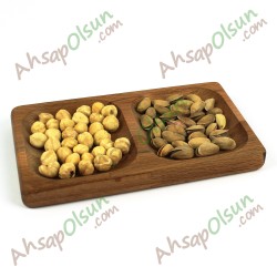 Ahşap iki Bölmeli Sosluk Kahvaltılık Çerezlik · 20x12 Ahşap iki Bölmeli Sosluk Kahvaltılık Çerezlik · 20x12